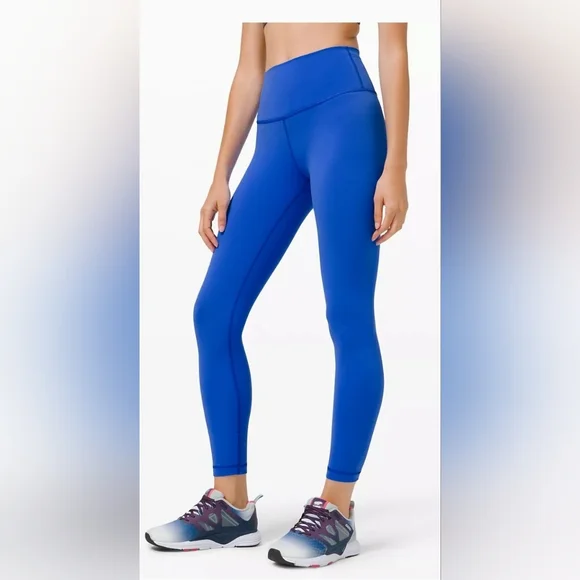 Lululemon Blue Align High-Waisted Leggings - Picture 1 of 7